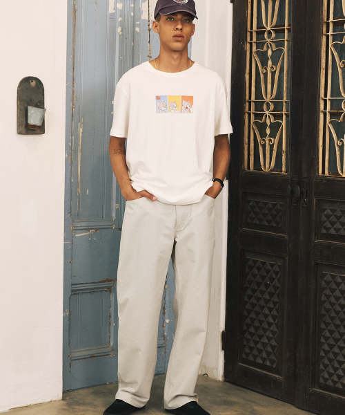 SHIRTER（シャーター）の「TJS THREE TOM T-SHIRT (WHITE)（Tシャツ/カットソー・メンズ・その他・LARGE/MEDIUM/SMALL）」の6枚目の写真