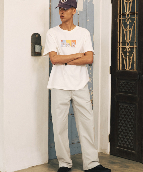 SHIRTER（シャーター）の「TJS THREE TOM T-SHIRT (WHITE)（Tシャツ/カットソー・メンズ・その他・LARGE/MEDIUM/SMALL）」の7枚目の写真