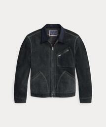 RRL（ダブル アール エル）の「インディゴ ラフアウト スエード ジャケット（その他アウター）」