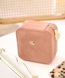 ジュエリーボックス 収納ケース ピアス」に該当するピンク/桃色系の