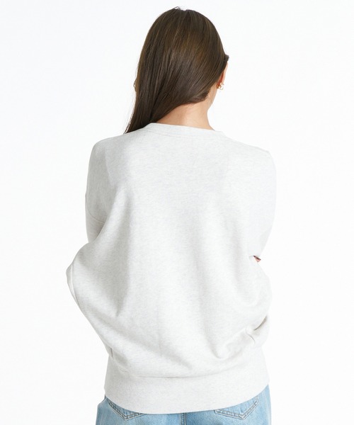 ROXY(ロキシー)の「ROXY/ロキシー クループルオーバースウェット RPO264022(スウェット・レディース・ライム/ネイビー/ヘザーグレー・L/M)」の5枚目の写真