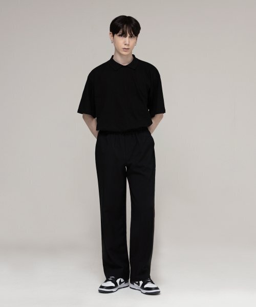 GRAVER（グレーバー）の「[UNISEX]セミワイドバンディングスラックス（スラックス・レディース・ブラック・LARGE/MEDIUM/SMALL）」の4枚目の写真
