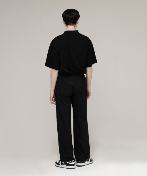 GRAVER（グレーバー）の「[UNISEX]セミワイドバンディングスラックス（スラックス・レディース・ブラック・LARGE/MEDIUM/SMALL）」の5枚目の写真
