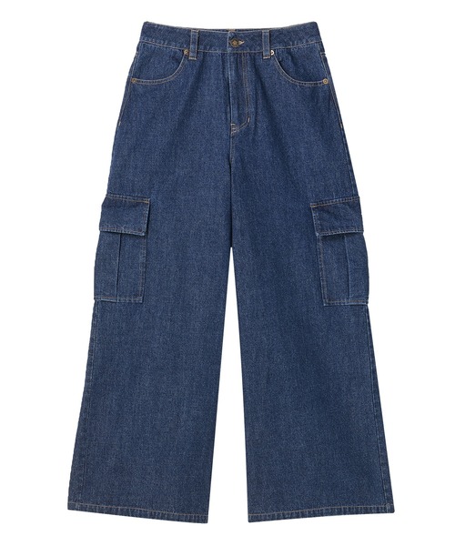 MARY QUANT(マリークワント)の「カーゴデニム パンツ(デニムパンツ・レディース・ブルー/ライトブルー・M)」の12枚目の写真