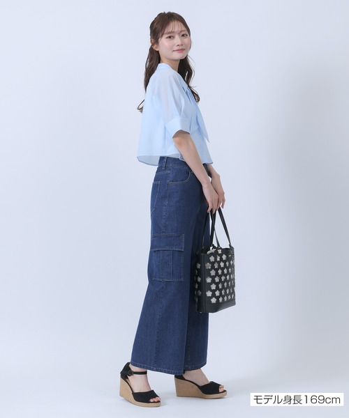 MARY QUANT(マリークワント)の「カーゴデニム パンツ(デニムパンツ・レディース・ブルー/ライトブルー・M)」の18枚目の写真