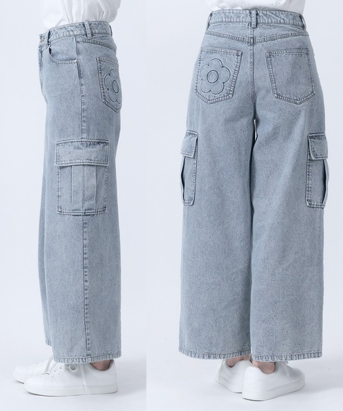 MARY QUANT(マリークワント)の「カーゴデニム パンツ(デニムパンツ・レディース・ブルー/ライトブルー・M)」の5枚目の写真