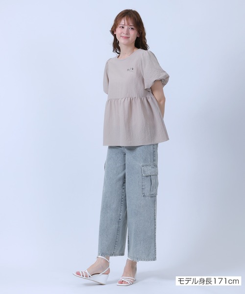 MARY QUANT(マリークワント)の「カーゴデニム パンツ(デニムパンツ・レディース・ブルー/ライトブルー・M)」の9枚目の写真