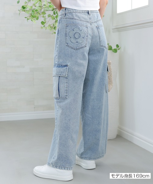 MARY QUANT(マリークワント)の「カーゴデニム パンツ(デニムパンツ・レディース・ブルー/ライトブルー・M)」の8枚目の写真