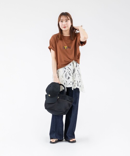 SHIPS（シップス）の「SHIPS: 阪神タイガース×SHIPS カラーロゴ Tシャツ（Tシャツ/カットソー・メンズ・ダークグレー/ライトブルー/ブラウン/ブラック・SMALL/LARGE/X-LARGE/MEDIUM）」の14枚目の写真