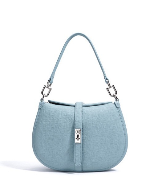 NiiNa(ニーナ)の「【 NiiNa / ニーナ 】高品質牛革2WAYハーフムーンショルダーバッグ(ショルダーバッグ・レディース・ピンク/ホワイト/ブラック/ブルー・FREE)」の10枚目の写真