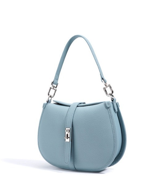 NiiNa(ニーナ)の「【 NiiNa / ニーナ 】高品質牛革2WAYハーフムーンショルダーバッグ(ショルダーバッグ・レディース・ピンク/ホワイト/ブラック/ブルー・FREE)」の11枚目の写真