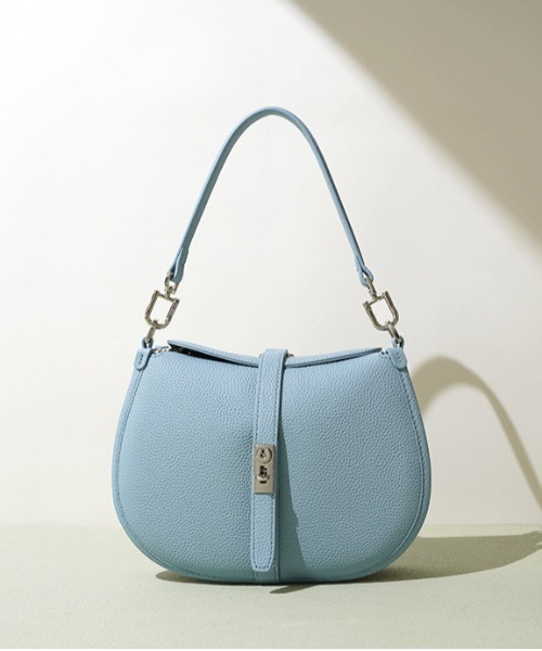 NiiNa(ニーナ)の「【 NiiNa / ニーナ 】高品質牛革2WAYハーフムーンショルダーバッグ(ショルダーバッグ・レディース・ピンク/ホワイト/ブラック/ブルー・FREE)」の17枚目の写真