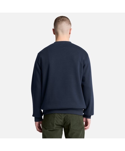 Timberland(ティンバーランド)の「ループバック チェスト ロゴ クルー スウェットシャツ メンズ(スウェット・メンズ・ダークネイビー・XX-LARGE/X-LARGE/SMALL/MEDIUM/LARGE)」の3枚目の写真