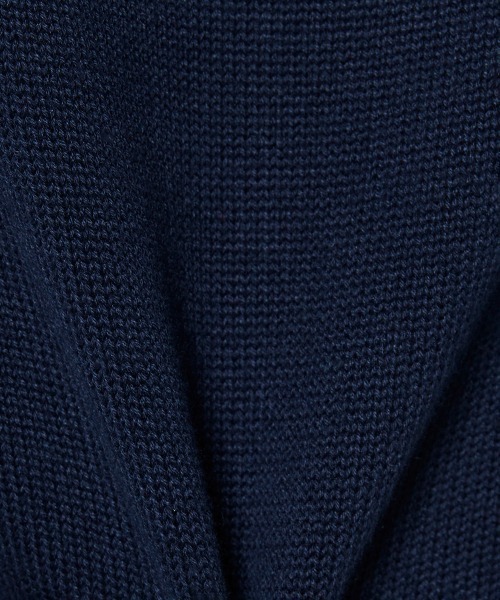 DOUBLE STANDARD CLOTHING（ダブルスタンダードクロージング）の「ドッキングデニムステッチニット（ニット/セーター・レディース・ネイビー/グレー・36/38）」の13枚目の写真