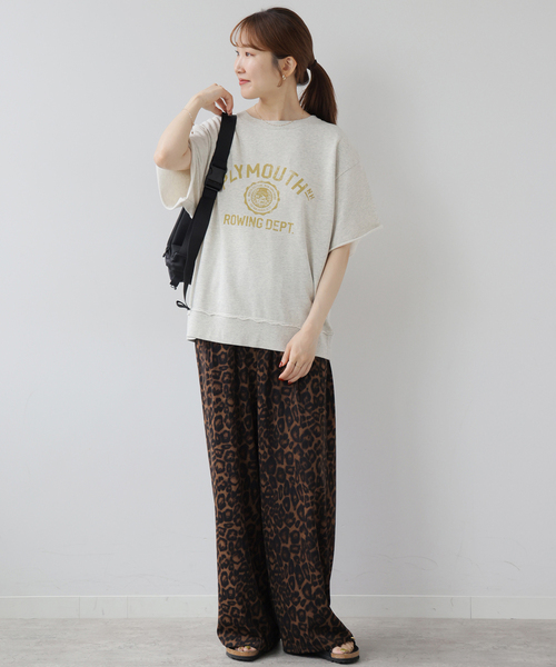 JOURNAL STANDARD relume(ジャーナルスタンダード レリューム)の「カレッジロゴ裏毛プルオーバー(スウェット・レディース・ネイビー/ボルドー/アイボリー/グレー・FREE)」の6枚目の写真