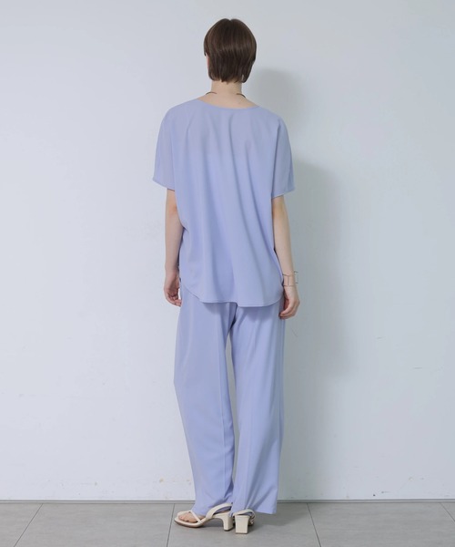 CADUNE(カデュネ)の「クールスリムストレートパンツ(その他パンツ・レディース・ブルーパープル・40/38/36/34)」の6枚目の写真