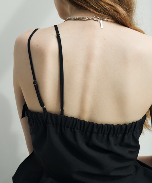 JOSE MOON(ジョゼムーン)の「ASSYMMETRY CAMI BUSTIER/アシンメトリーキャミビスチェ(その他トップス・レディース・ホワイト/ブラック・36/38)」の6枚目の写真