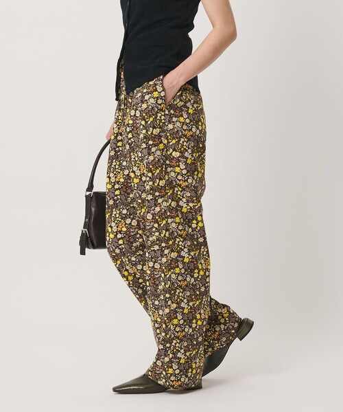 BEAUTY&YOUTH UNITED ARROWS(ビューティーアンドユースユナイテッドアローズ)の「【WEB限定】フラワープリント イージーパンツ ウォッシャブル(その他パンツ・レディース・ブラック/ダークブラウン/グレー・S/L/M)」の6枚目の写真