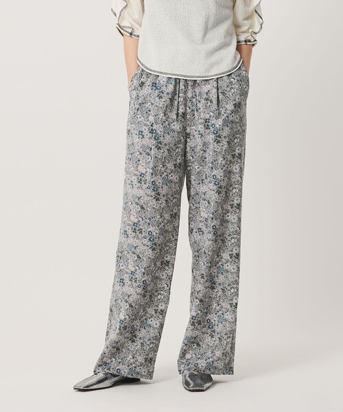 BEAUTY&YOUTH UNITED ARROWS(ビューティーアンドユースユナイテッドアローズ)の「【WEB限定】フラワープリント イージーパンツ ウォッシャブル(その他パンツ・レディース・ブラック/ダークブラウン/グレー・S/L/M)」の10枚目の写真