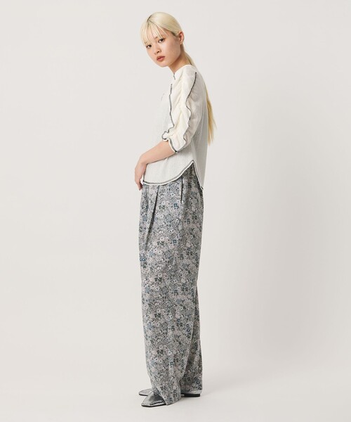 BEAUTY&YOUTH UNITED ARROWS(ビューティーアンドユースユナイテッドアローズ)の「【WEB限定】フラワープリント イージーパンツ ウォッシャブル(その他パンツ・レディース・ブラック/ダークブラウン/グレー・S/L/M)」の12枚目の写真