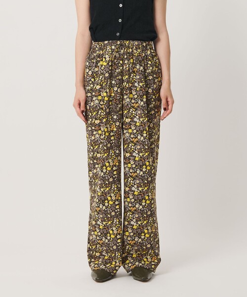 BEAUTY&YOUTH UNITED ARROWS(ビューティーアンドユースユナイテッドアローズ)の「【WEB限定】フラワープリント イージーパンツ ウォッシャブル(その他パンツ・レディース・ブラック/ダークブラウン/グレー・S/L/M)」の13枚目の写真