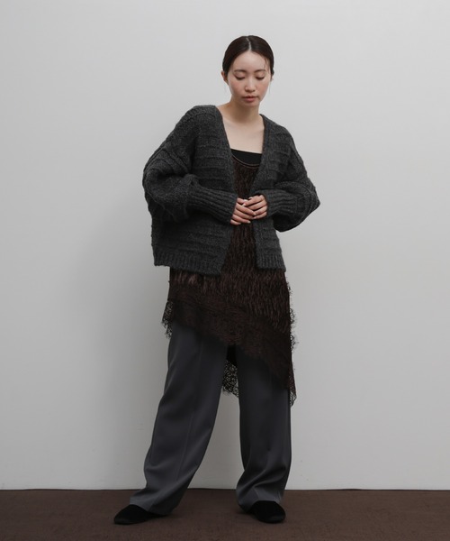 select MOCA Et(セレクトモカエト)の「【Et】Alpaca Touch Garter Bolero(カーディガン/ボレロ・レディース・ブラック/ブラウン/ベージュ・FREE)」の17枚目の写真