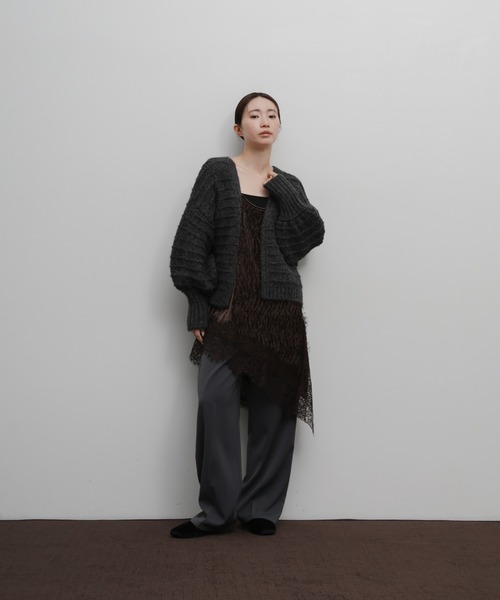 select MOCA Et(セレクトモカエト)の「【Et】Alpaca Touch Garter Bolero(カーディガン/ボレロ・レディース・ブラック/ブラウン/ベージュ・FREE)」の18枚目の写真