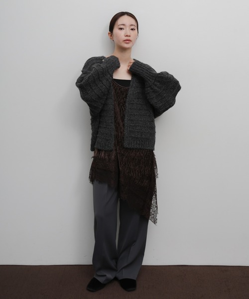 select MOCA Et(セレクトモカエト)の「【Et】Alpaca Touch Garter Bolero(カーディガン/ボレロ・レディース・ブラック/ブラウン/ベージュ・FREE)」の20枚目の写真
