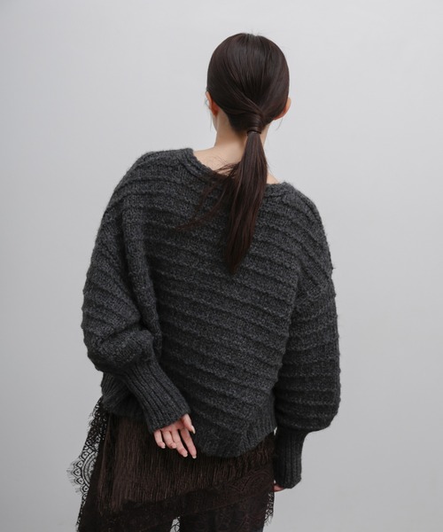 select MOCA Et(セレクトモカエト)の「【Et】Alpaca Touch Garter Bolero(カーディガン/ボレロ・レディース・ブラック/ブラウン/ベージュ・FREE)」の19枚目の写真