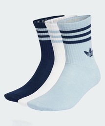 adidas(アディダス)の「スリーストライプス クルーソックス 3足組 靴下 アディダスオリジナルス adidas Originals(ソックス/靴下)」