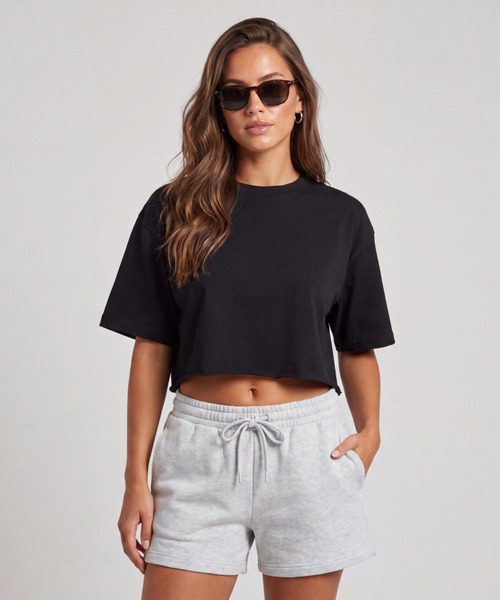 CAMBER(キャンバー)の「【T22】【CAMBER/キャンバー】CAMBER MAX WEIGHT CROP TEE CAM301C(Tシャツ/カットソー・レディース・レッド/グレー/ゴールド/ブラック/ホワイト・SMALL/MEDIUM)」の3枚目の写真