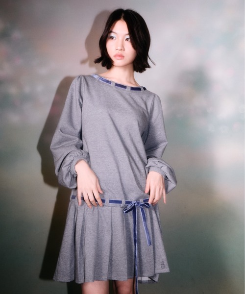 nemne store｜ネンネストアのワンピース（グレー/灰色系・長袖）通販