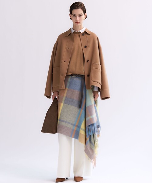 23区 L(ニジュウサンクオオキイサイズ)の「CANCLINI ベーシック シャツ(シャツ/ブラウス・レディース・ブルー系その他/ホワイト系/ブルー系/ブラウン系その他/オレンジ系その他・44/46/50)」の7枚目の写真
