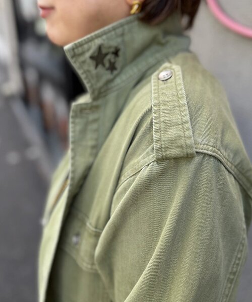 RIVE DROITE(リヴドロワ)の「【Yossshiiii企画】【A・MONN】バックロゴシャツワンピース(シャツワンピース・レディース・カーキ・38/40/36)」の8枚目の写真