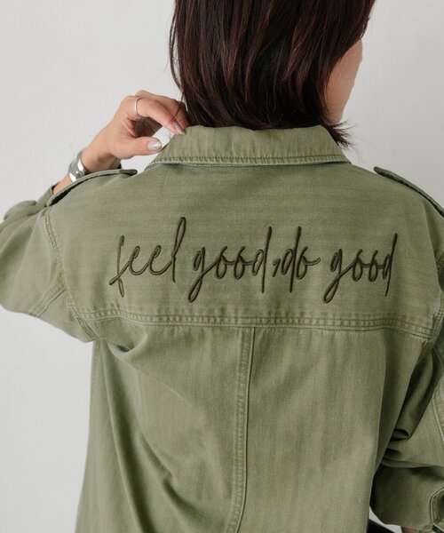 RIVE DROITE(リヴドロワ)の「【Yossshiiii企画】【A・MONN】バックロゴシャツワンピース(シャツワンピース・レディース・カーキ・38/40/36)」の19枚目の写真