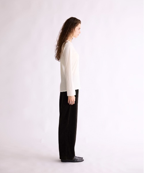 WALANCE（ワランス）の「COTTON CASHMERE CREW NECK T（Tシャツ/カットソー・レディース・オフホワイト・FREE）」の7枚目の写真