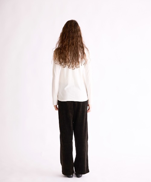 WALANCE（ワランス）の「COTTON CASHMERE CREW NECK T（Tシャツ/カットソー・レディース・オフホワイト・FREE）」の8枚目の写真