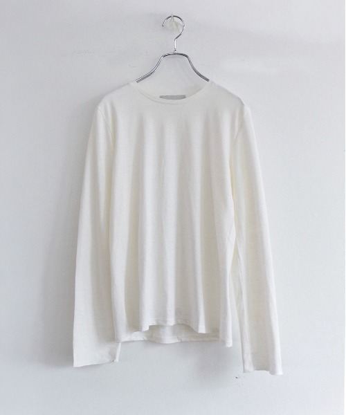 WALANCE（ワランス）の「COTTON CASHMERE CREW NECK T（Tシャツ/カットソー・レディース・オフホワイト・FREE）」の12枚目の写真