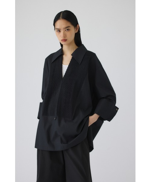 RIM.ARK(リムアーク)の「Pin-tuck kaftan(ピンタック カフタン)(その他トップス・レディース・グレー/ブラック/ホワイト・FREE)」の14枚目の写真
