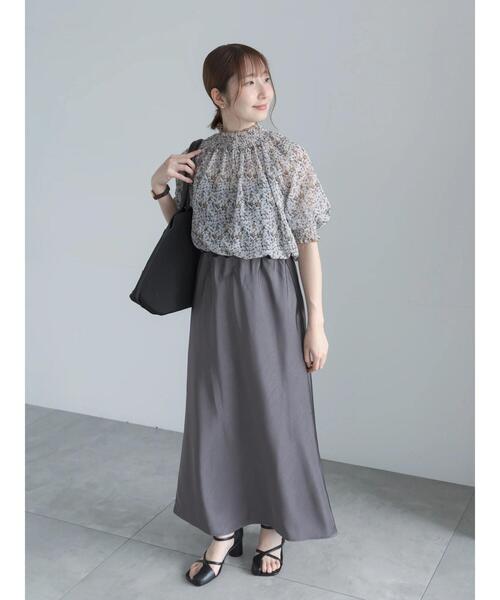Te chichi(テチチ)の「パターンアソートシャーリングブラウス《追加生産》(シャツ/ブラウス・レディース・グリーン/ブルー/ブラウン/オフホワイト・F)」の10枚目の写真