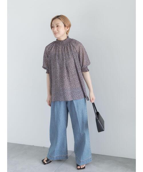 Te chichi(テチチ)の「パターンアソートシャーリングブラウス《追加生産》(シャツ/ブラウス・レディース・グリーン/ブルー/ブラウン/オフホワイト・F)」の13枚目の写真