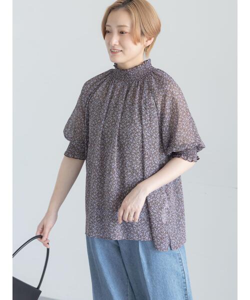 Te chichi(テチチ)の「パターンアソートシャーリングブラウス《追加生産》(シャツ/ブラウス・レディース・グリーン/ブルー/ブラウン/オフホワイト・F)」の14枚目の写真