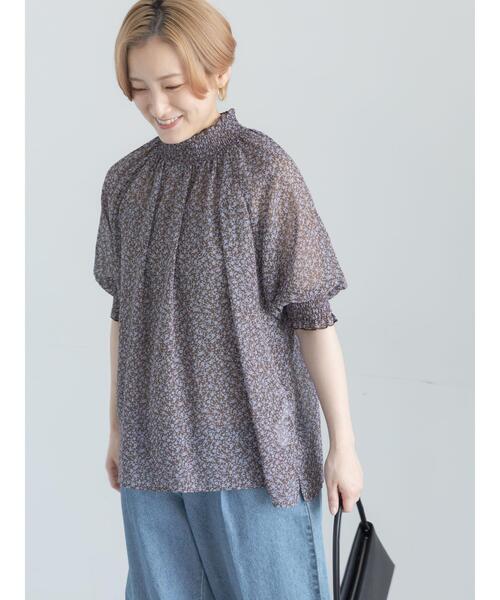Te chichi(テチチ)の「パターンアソートシャーリングブラウス《追加生産》(シャツ/ブラウス・レディース・グリーン/ブルー/ブラウン/オフホワイト・F)」の15枚目の写真