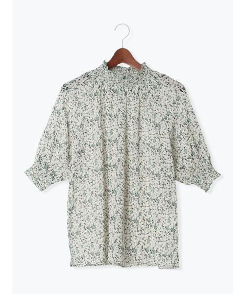 Te chichi(テチチ)の「パターンアソートシャーリングブラウス《追加生産》(シャツ/ブラウス・レディース・グリーン/ブルー/ブラウン/オフホワイト・F)」の20枚目の写真