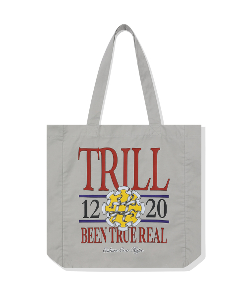 BEENTRILL(ビントリル)の「GRAPHICBYAJO BAG(ライトグレー)(エコバッグ/サブバッグ・レディース・その他・F)」の1枚目の写真