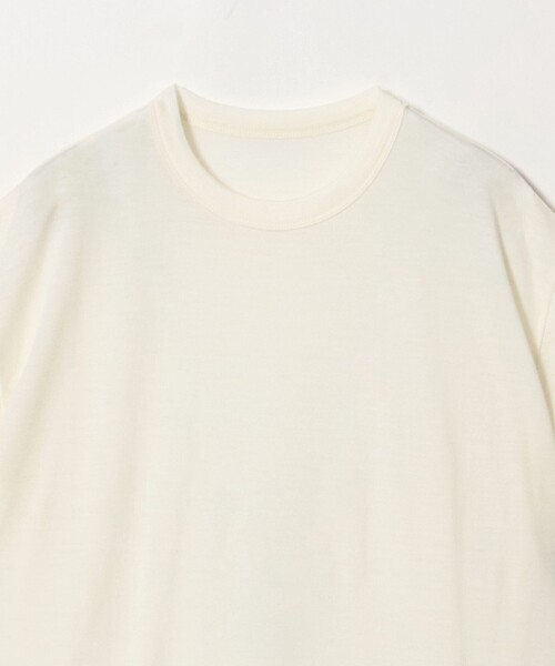 SLOANE(スローン)の「【一部別注】<SLOANE>クルーネック Tシャツ(ニット/セーター・レディース・グレー系/オフホワイト・1)」の8枚目の写真