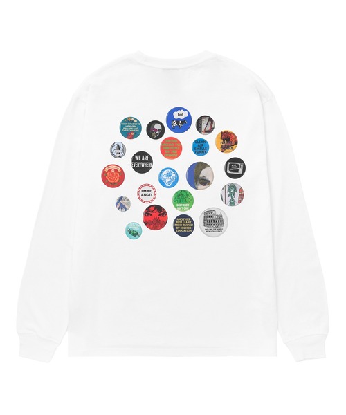 HUF(ハフ)の「OLYMPIA LS TEE(Tシャツ/カットソー・メンズ・ホワイト/ブラック・S/M/L/XL/XXL)」の2枚目の写真