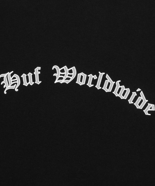 HUF(ハフ)の「OLYMPIA LS TEE(Tシャツ/カットソー・メンズ・ホワイト/ブラック・S/M/L/XL/XXL)」の8枚目の写真