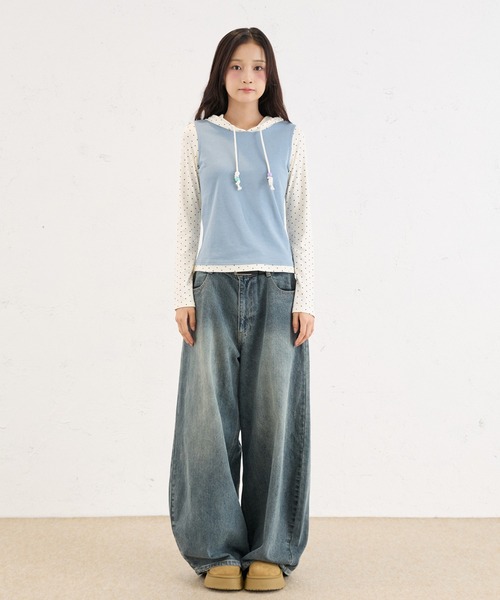 FCMM(エフシーエムエム)の「DOCKING HOODIE / ドッキングフーディ(その他トップス・レディース・ブラック/ブルー・SMALL/MEDIUM)」の17枚目の写真