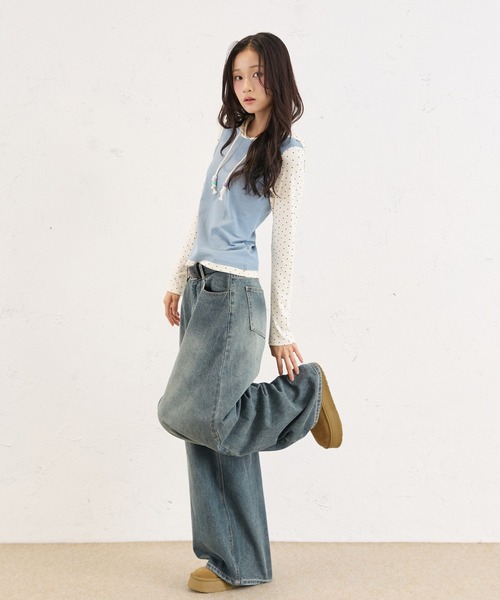 FCMM(エフシーエムエム)の「DOCKING HOODIE / ドッキングフーディ(その他トップス・レディース・ブラック/ブルー・SMALL/MEDIUM)」の21枚目の写真